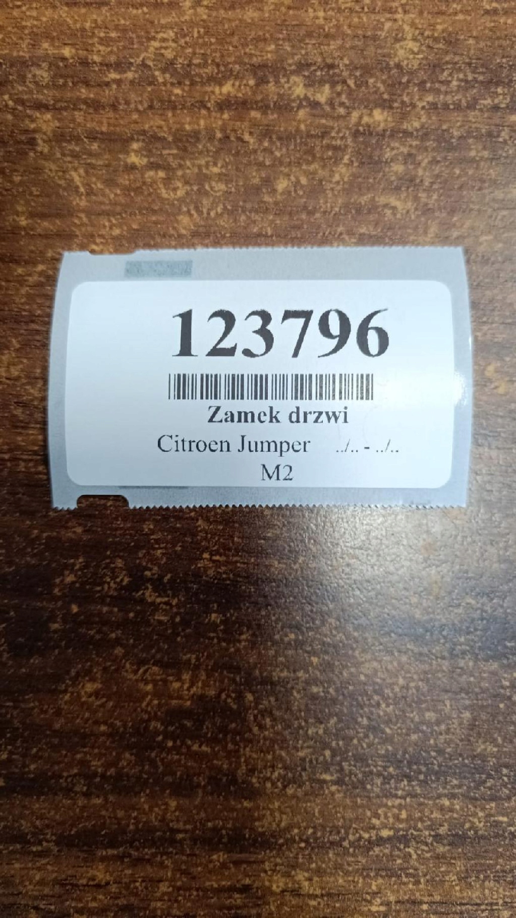 CITROEN JUMPER lock door right front