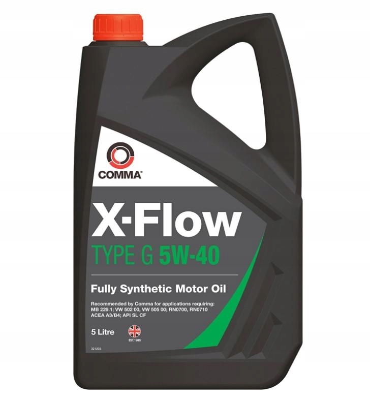 

Comma X-flow G 5W40 Synt. 5L 5 l 5W-40