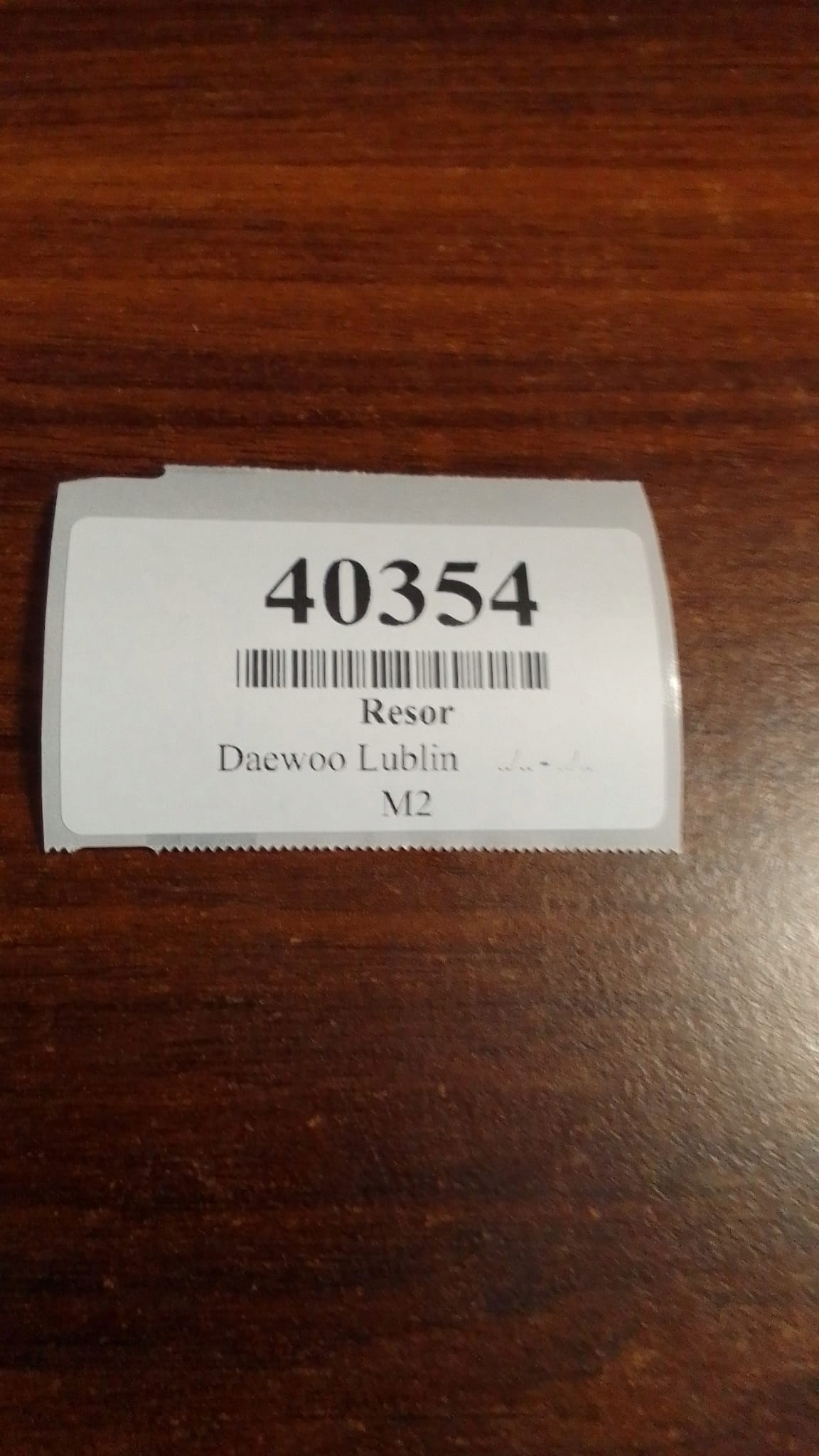 DAEWOO LUBLIN 3 2.4D RESOR heck