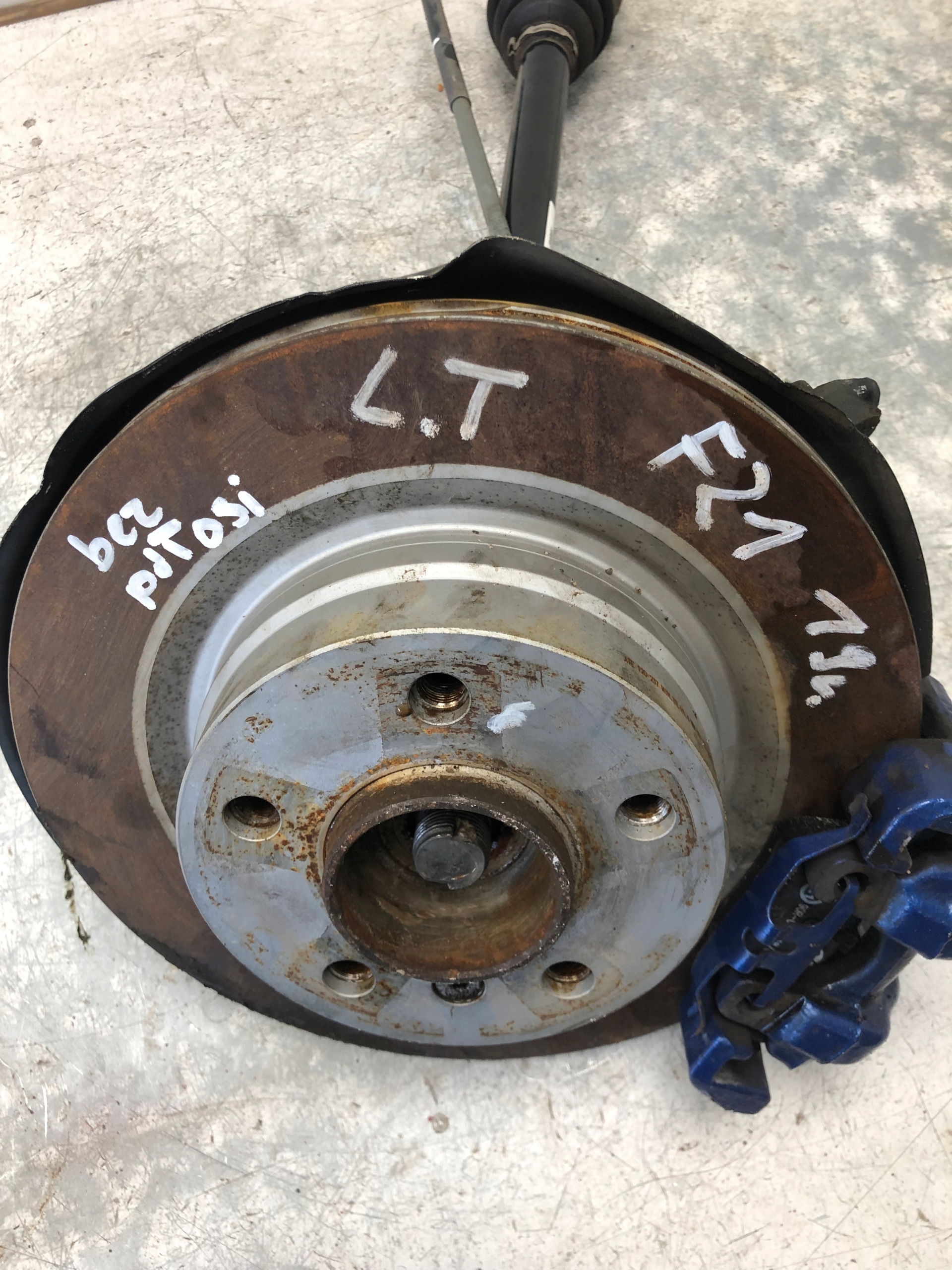 swing caliper left rear part BMW F21 2.0D