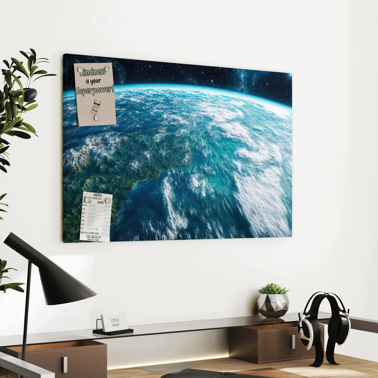 Magnetická tabule Krásné Země 60 × 40 cm