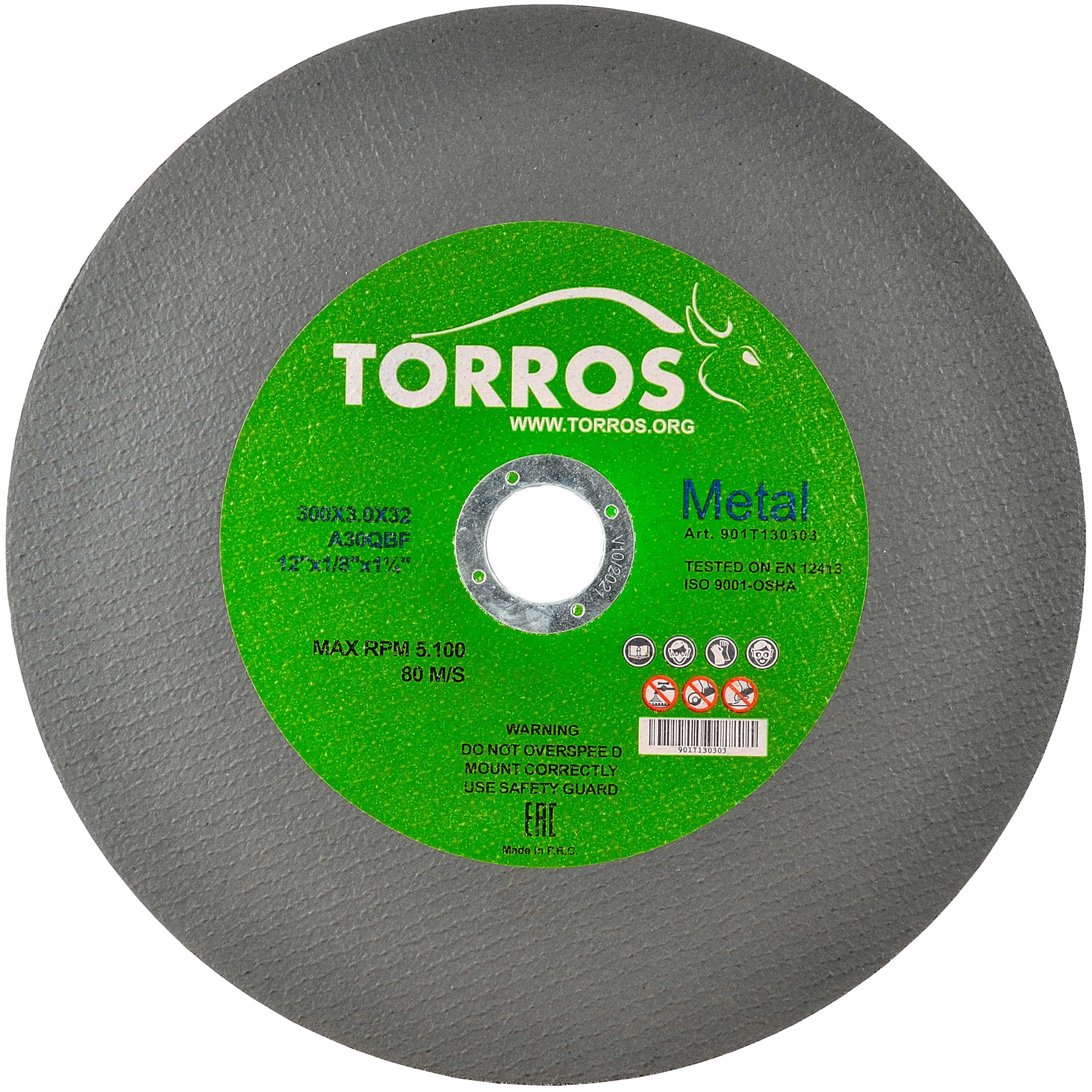 

Tarcza do cięcia metalu Torros 300x3x32mm tarcze