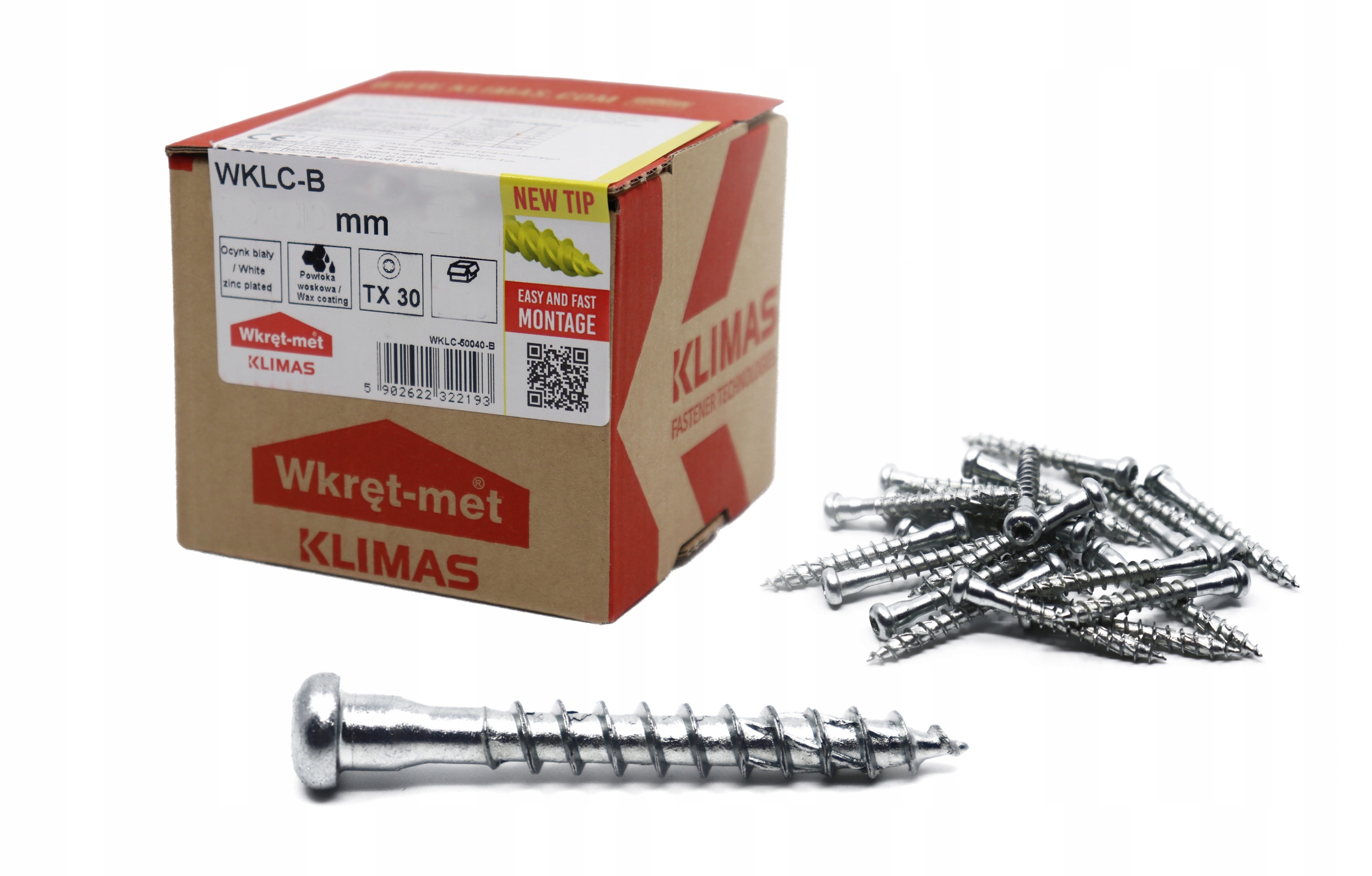 Wkręty do łączników ciesielskich 5x35 250szt TORX