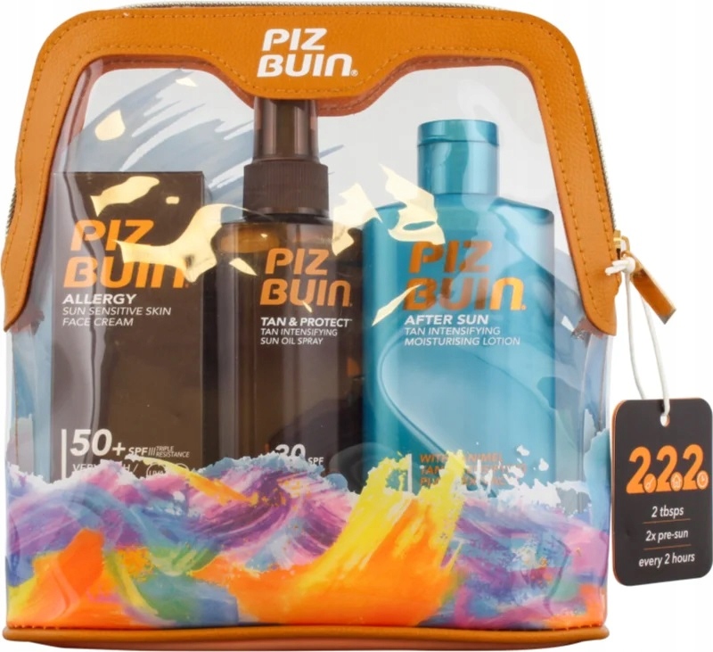 PIZ BUIN TRAVEL BAG ZESTAW PRZECIWSŁONECZNY Allergy Sun Sensitive