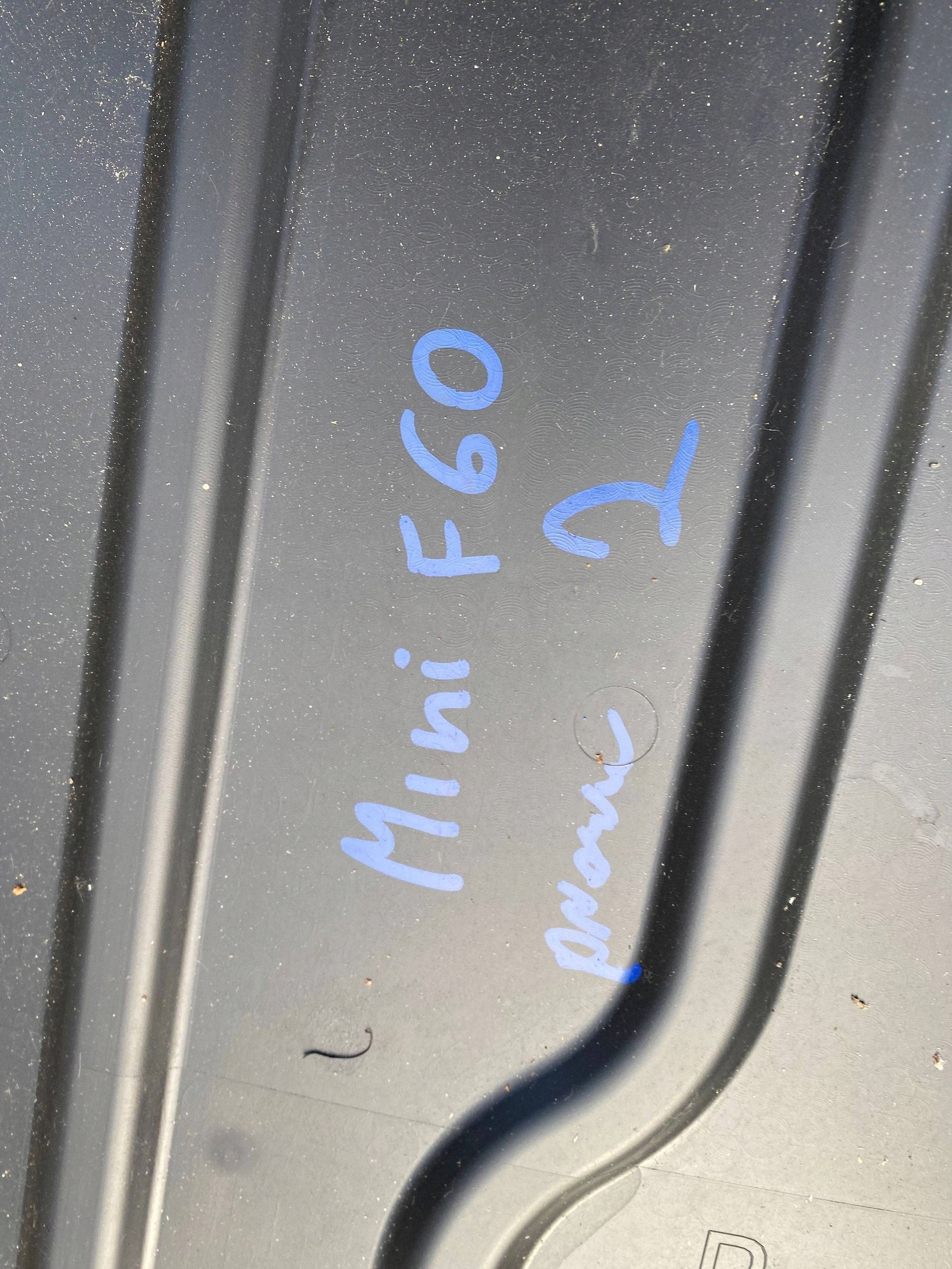 MINI COOPER R60 cover chassis lower right 9812902