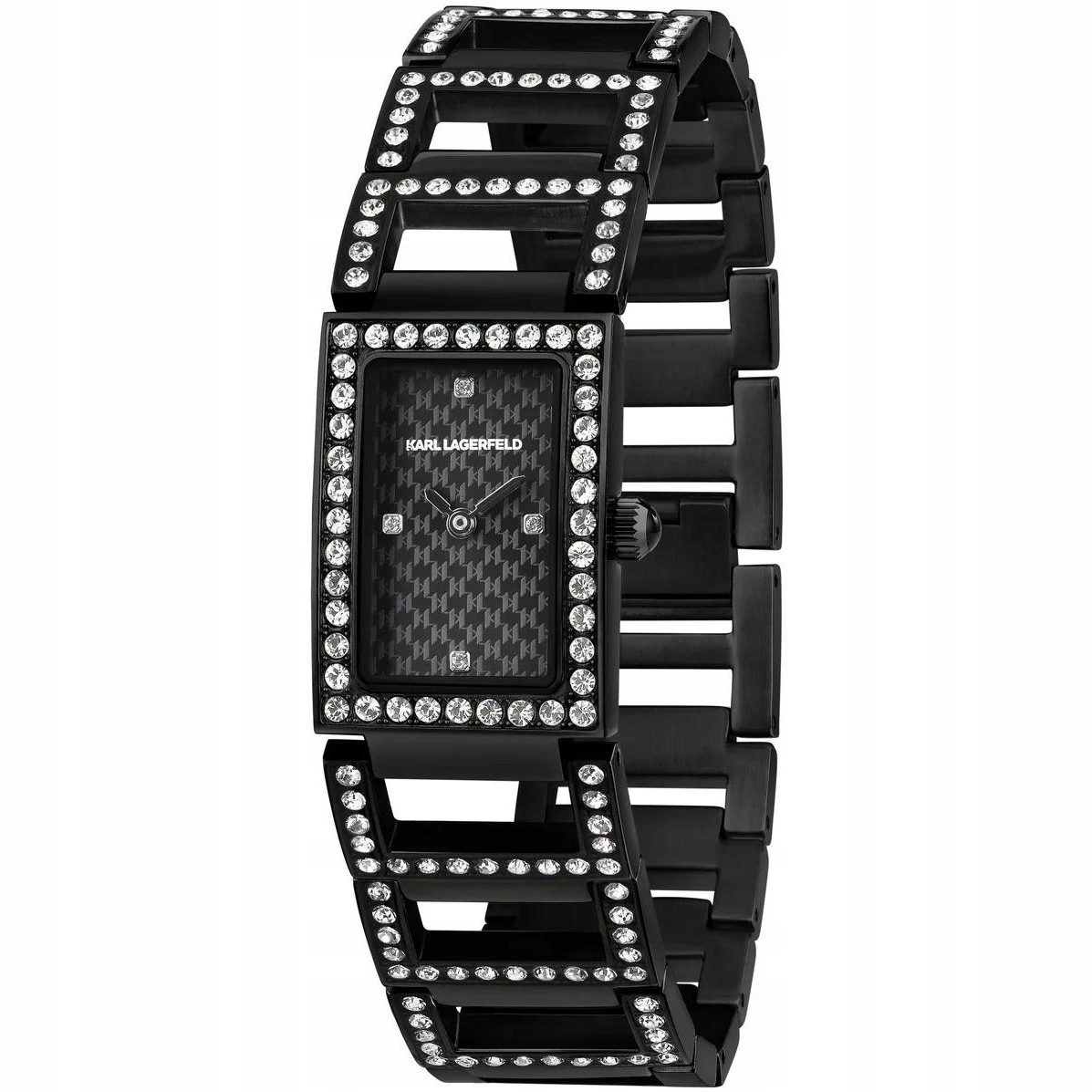 Dámské hodinky Karl Lagerfeld R0553103501 Zirkony černé