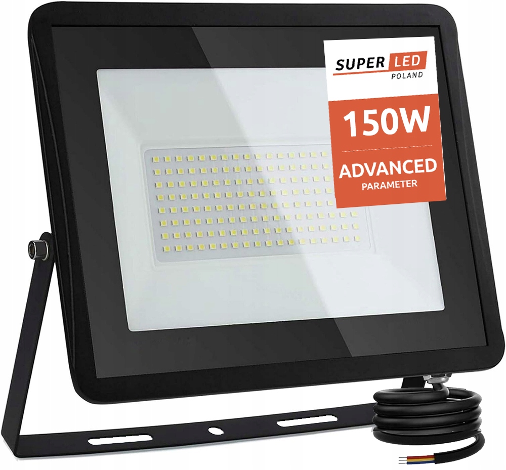 Halogenový Led reflektor 150W IP65 Slim Premium Výkonný SuperLED