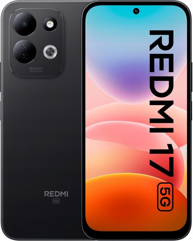 Smartfon Xiaomi Redmi 17 5G 4/256GB Dual Sim 6.9" LCD 50 Mp 7500 mAh Czarny