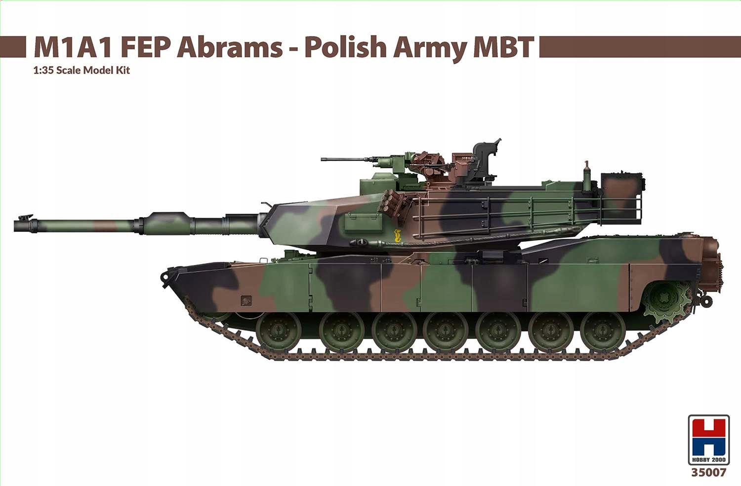 Hobby 2000 35007 1/35 M1A1 Fep "Abrams" Polská armáda Mbt
