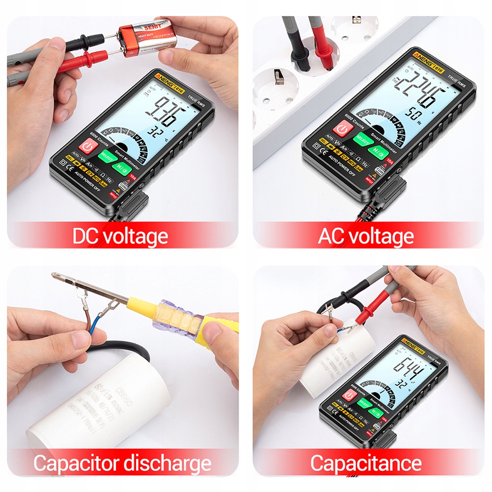 Cyfrowy multimetr Tester kondensatorów Testery Marka inna