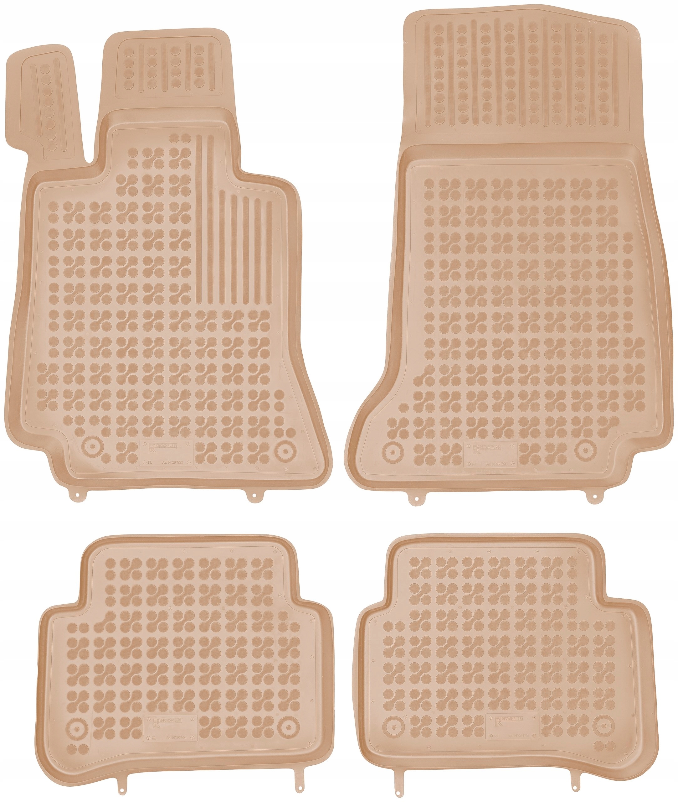 E trieda W213 Sd Kombi 2016-2023 Gumové rohože Béžová
