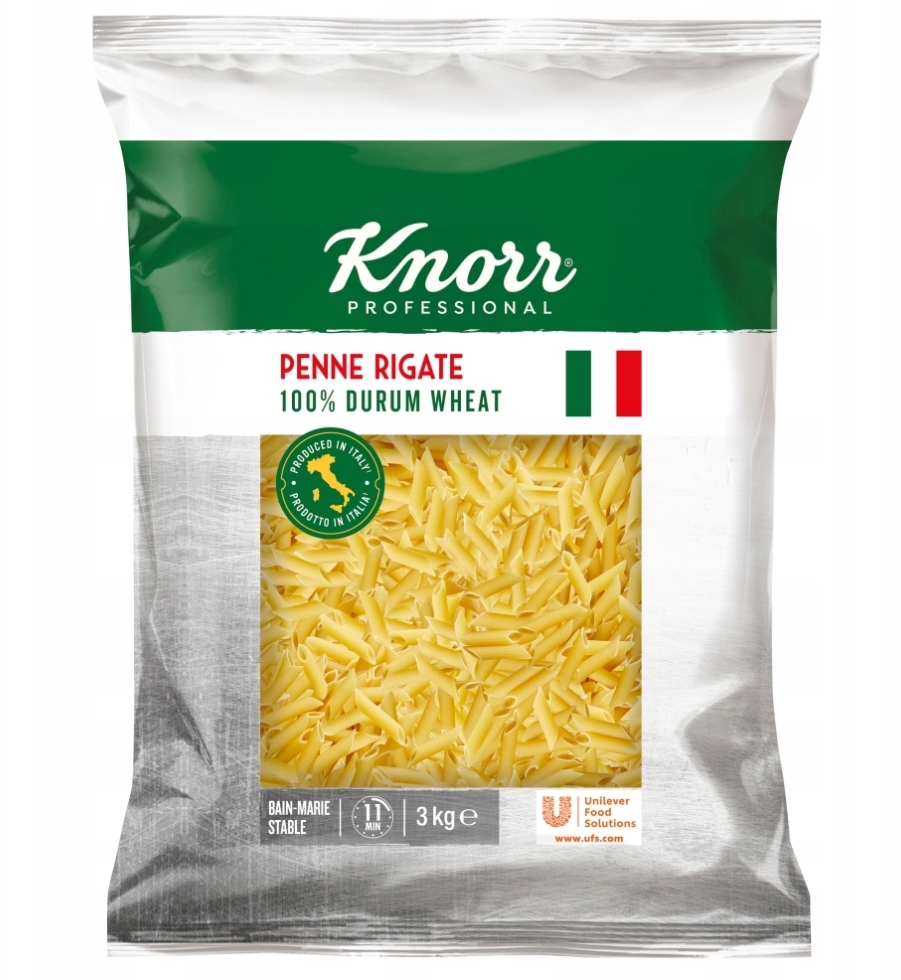 Levně Těstoviny Penne Rigate Rurki 3 kg Knorr