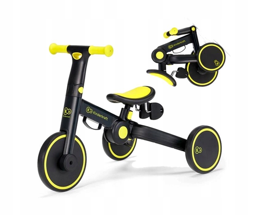 Kinderkraft Rowerek Trójkołowy 4TRIKE Lekki Jeździk Dziecięcy Pchacz 1-3 L