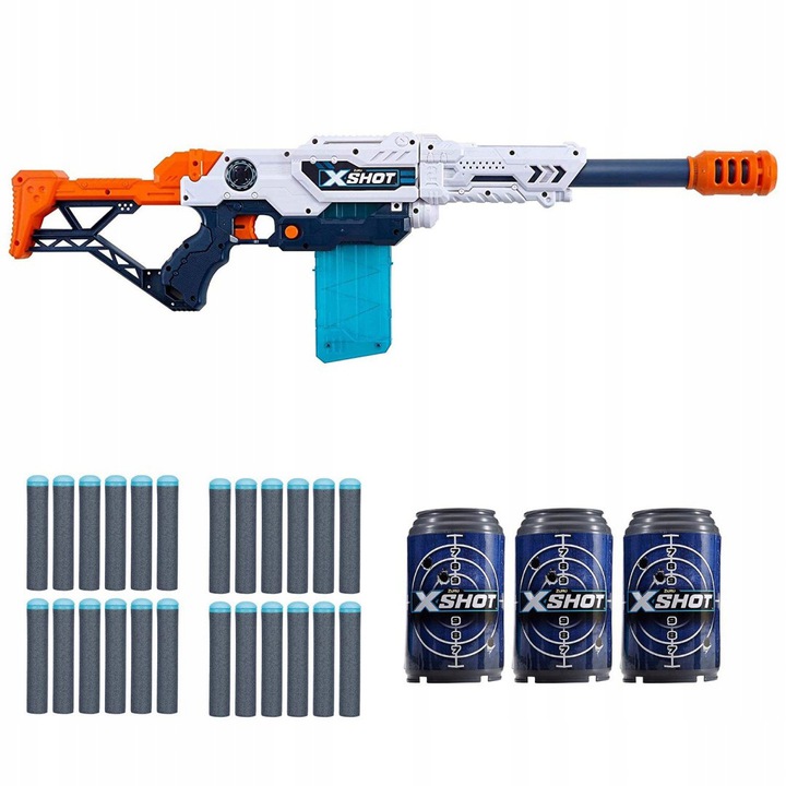

Wyrzutnia Pistolet X Shot Max Attack 24 Strzałki