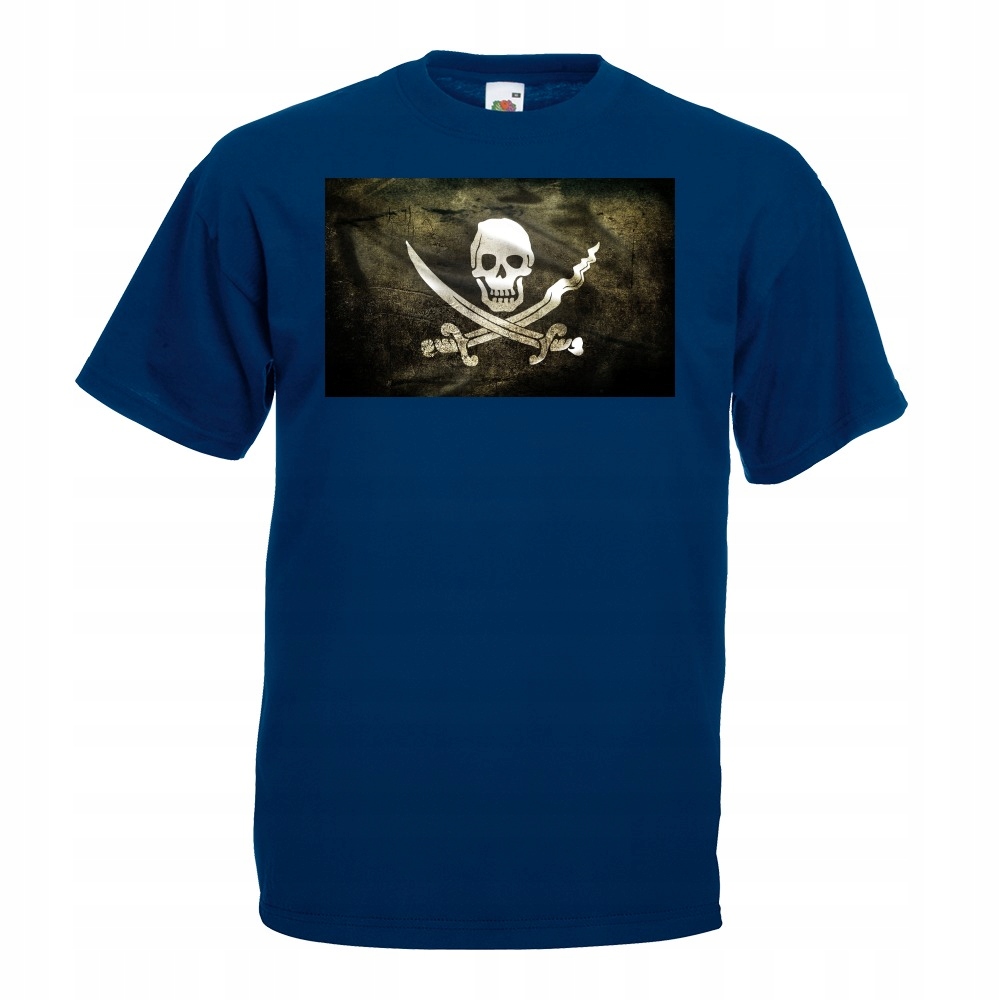 

Koszulka z nadrukiem flaga piracka Jolly Roger M