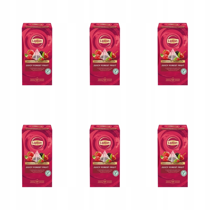 Lipton Piramida Forest Fruit 25 kopert (owoce leśne) 42,5 g (25 x 1,7 g) X6