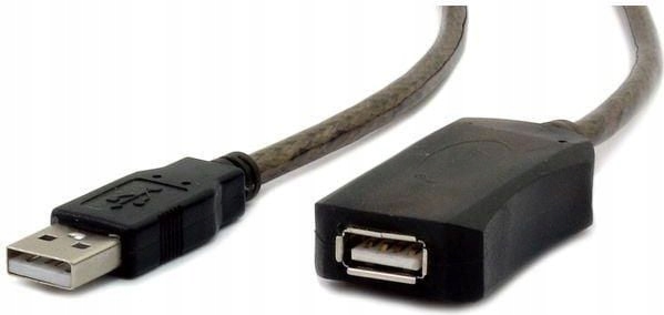 Kabel USB Gembird USBA 5 m Czarny (UAE015M)