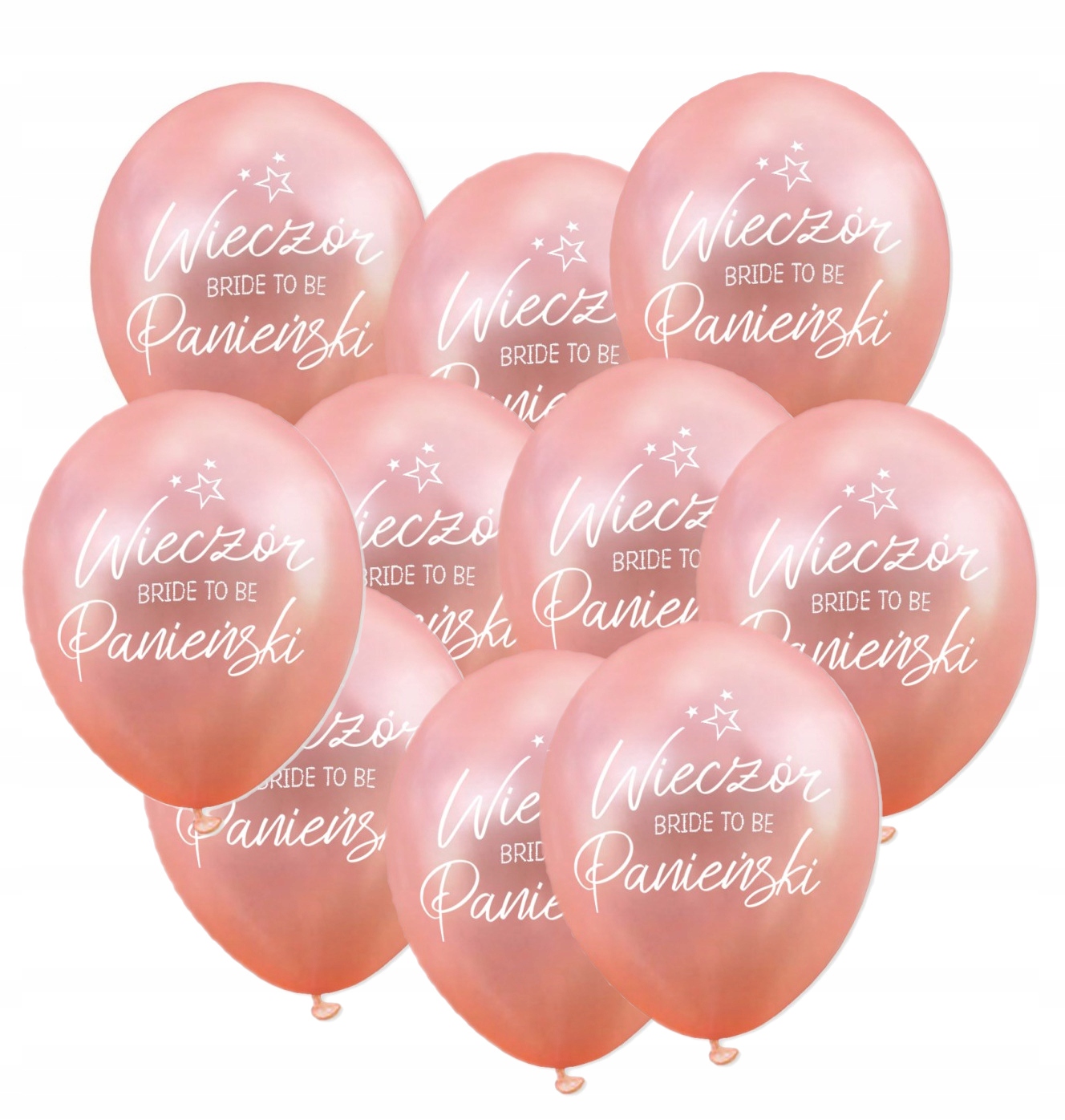 

Balony Panieński 10 szt Rose Gold Wieczór Panieńsk