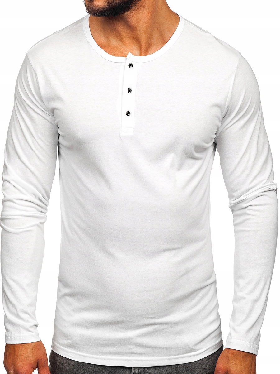 

Longsleeve Męski Koszulka Biała 1114 Rozmiar_m