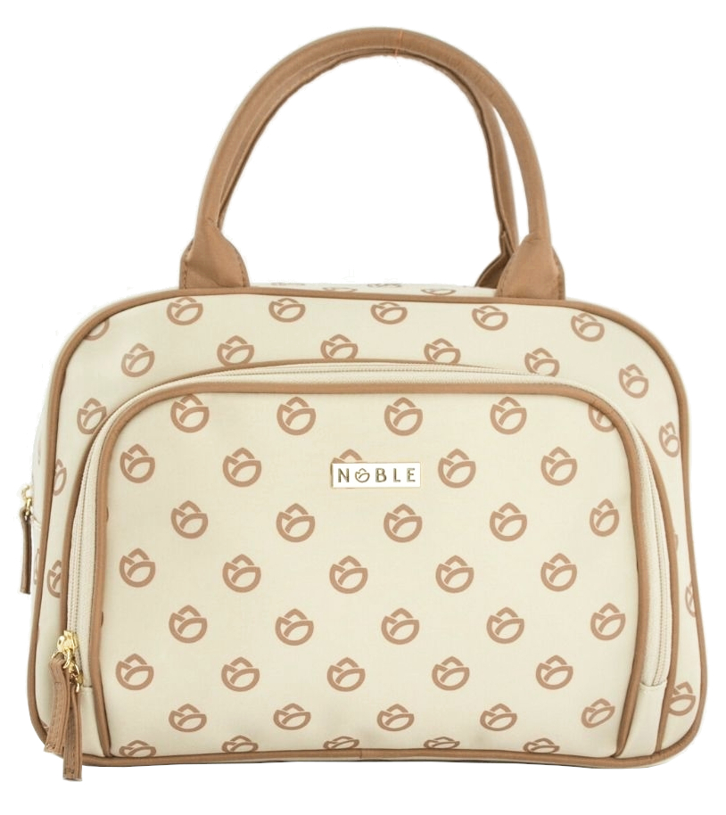 Dámská kosmetická taštička Noble , cestovní Kufřík , zlatá