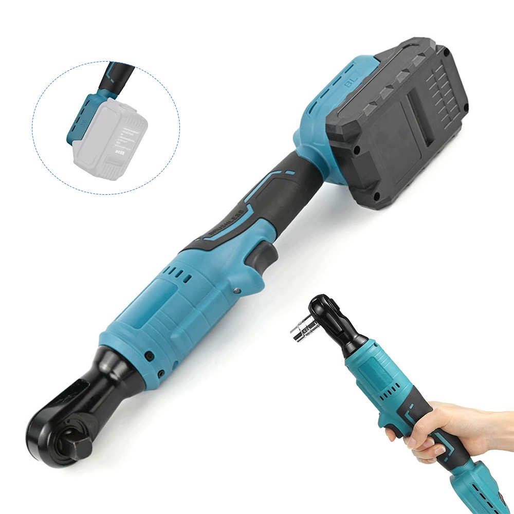 Akumulátorová elektrická ráčna 18V 100 Nm 1/2" adaptéry