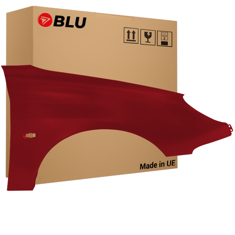 Blu Blatník Peugeot 206 CC Kjf pravý červený 98-09 přední