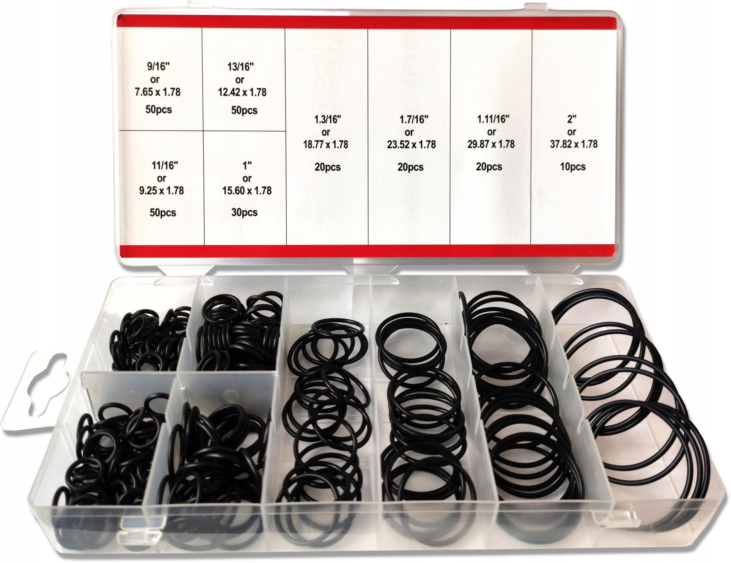 ZESTAW ORINGÓW USZCZELKI DO ZAKUĆ GZ ORFS 250 SZT.