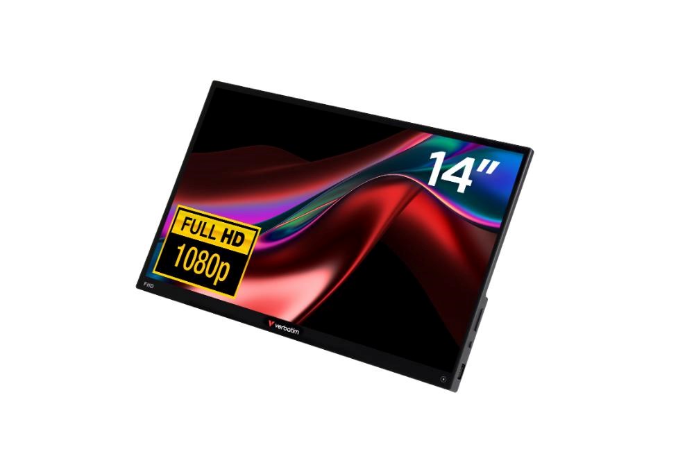 Verbatim Přenosný dotykový monitor 14" Fhd Light s powerbankou 5000mAh…