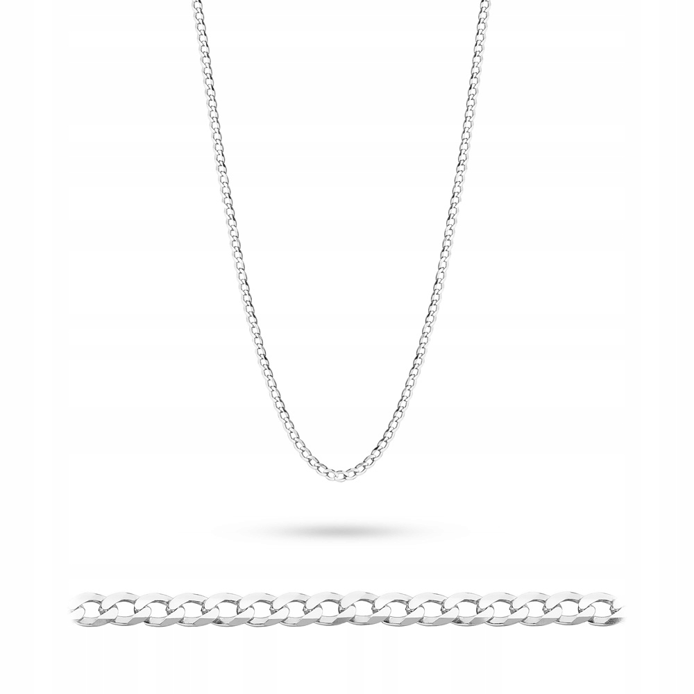 

Łańcuszek Srebrny 925 Pancerka 3mm Łańcuch 70cm