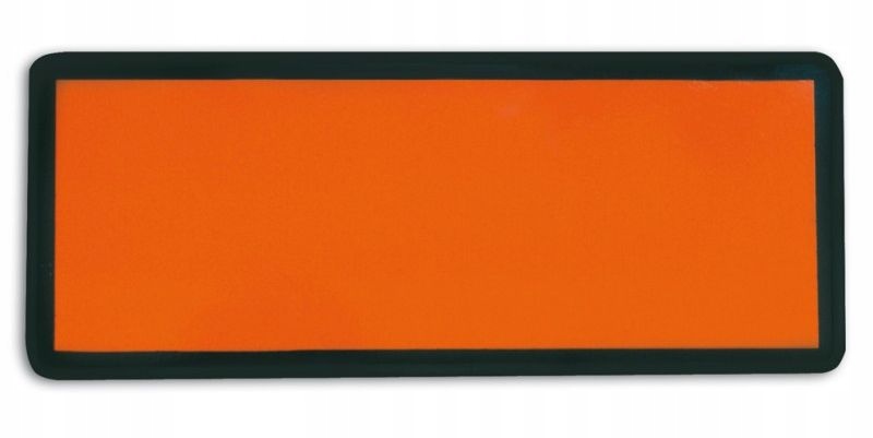 TABLICA TABLICZKA ADR MAŁA METALOWA 300X120