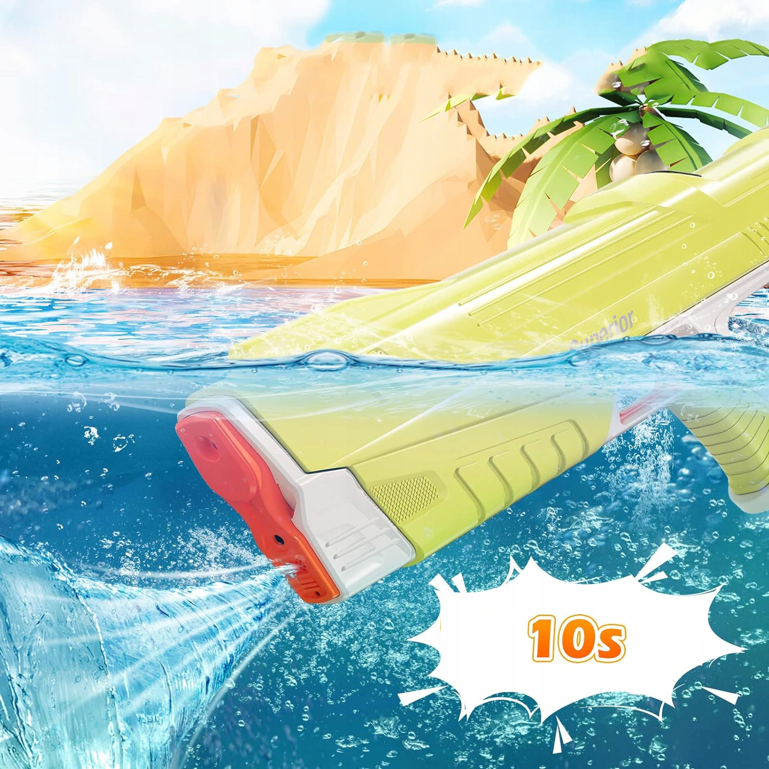 ELEKTRYCZNY PISTOLET NA WODĘ AUTOMATYCZNA KARABIN DUŻY + OKULARY OCHRONNE Rodzaj pistolet na wodę