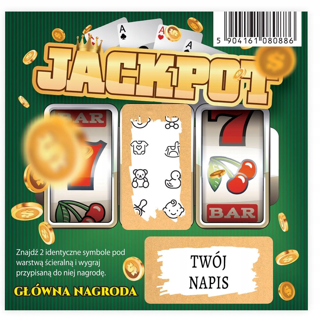 

Zdrapka Kupon Loteria Zostaniesz Babcią Dziadkiem