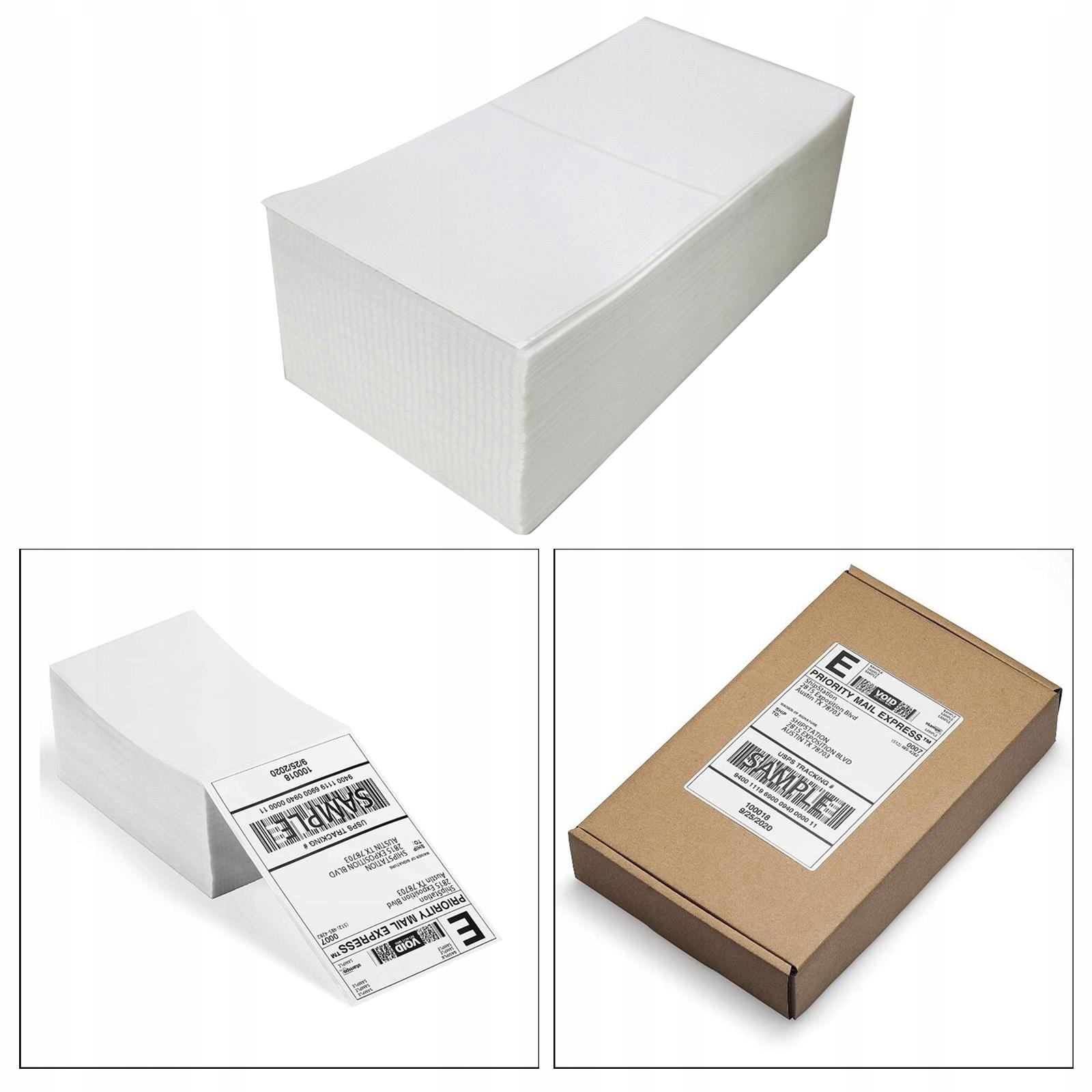 4" x 6" Direct Thermal Shipping Labels 500Pieces Postage Thermal Kod producenta Does not apply