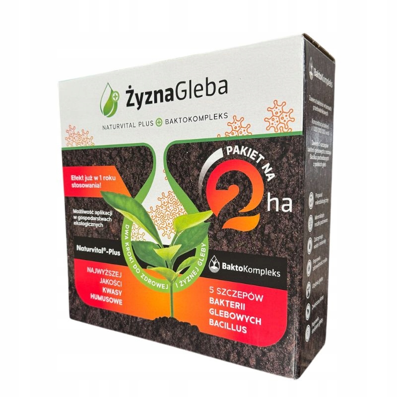 Żyzna Gleba Pakiet Na 2 Hektary Nawóz Poprawiający Glębę Kwasy Humusowe