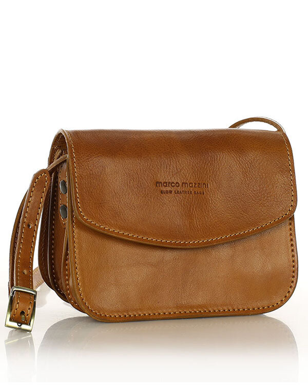 Torebka damska Listonoszka Skórzana Marco Mazzini