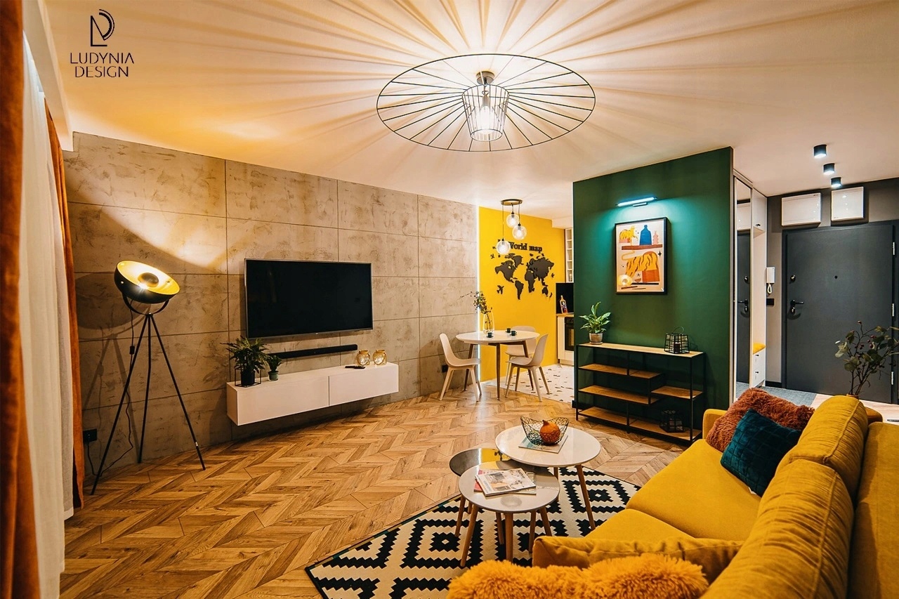 Lampa PODŁOGOWA stojąca TRÓJNÓG abażur 155cm E27 Kolor czarny