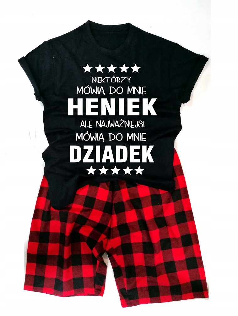 Pánské Bavlněné Pyžamo Dárek Ke Dni Prarodičů L