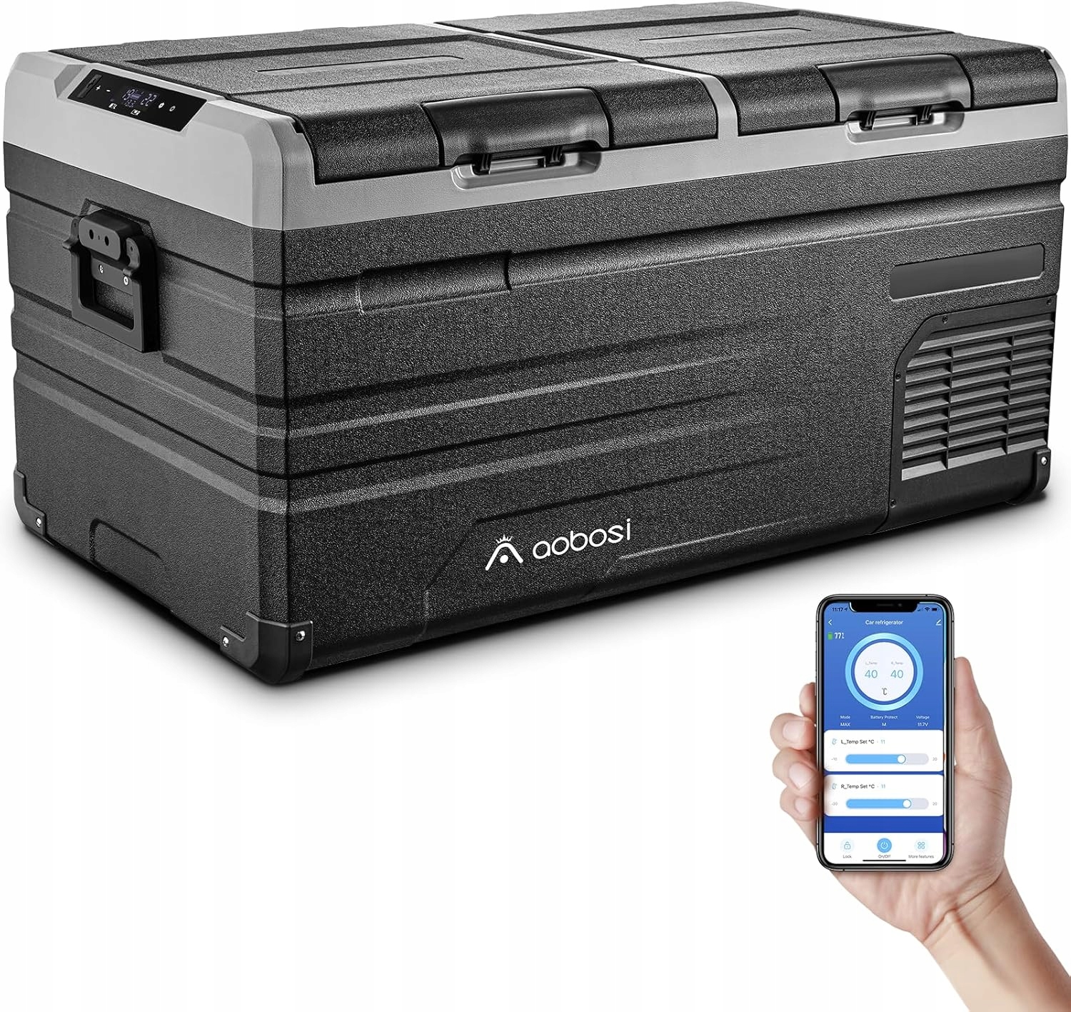 KOMPRESOROWA LODÓWKA TURYSTYCZNA AAOBOSI TW95 ZAMRAŻARKA 12/24V -20ST 90L