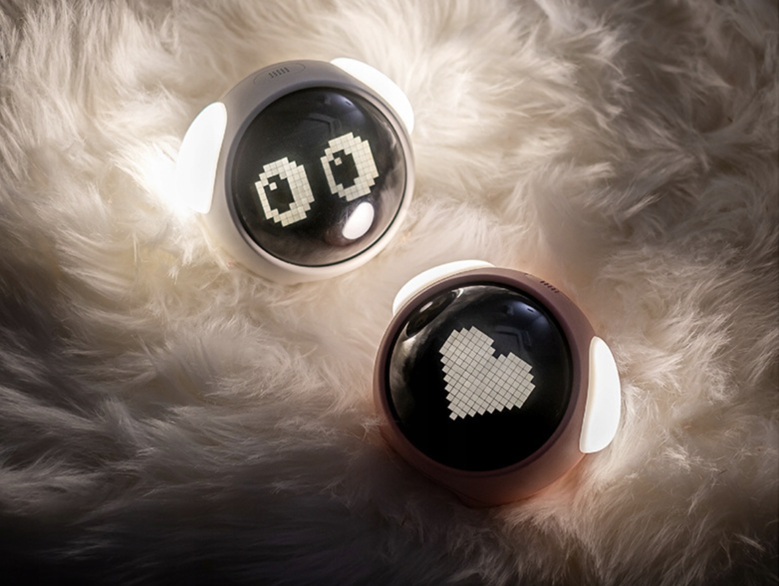 Zegar Budzik Dla Dzieci LED Interaktywny Emoji Zasilanie USB