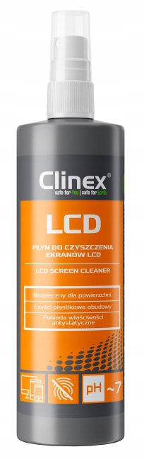CLINEX - LCD - DO CZYSZCZENIA LCD EKRANÓW MONITORÓW - 200 ML