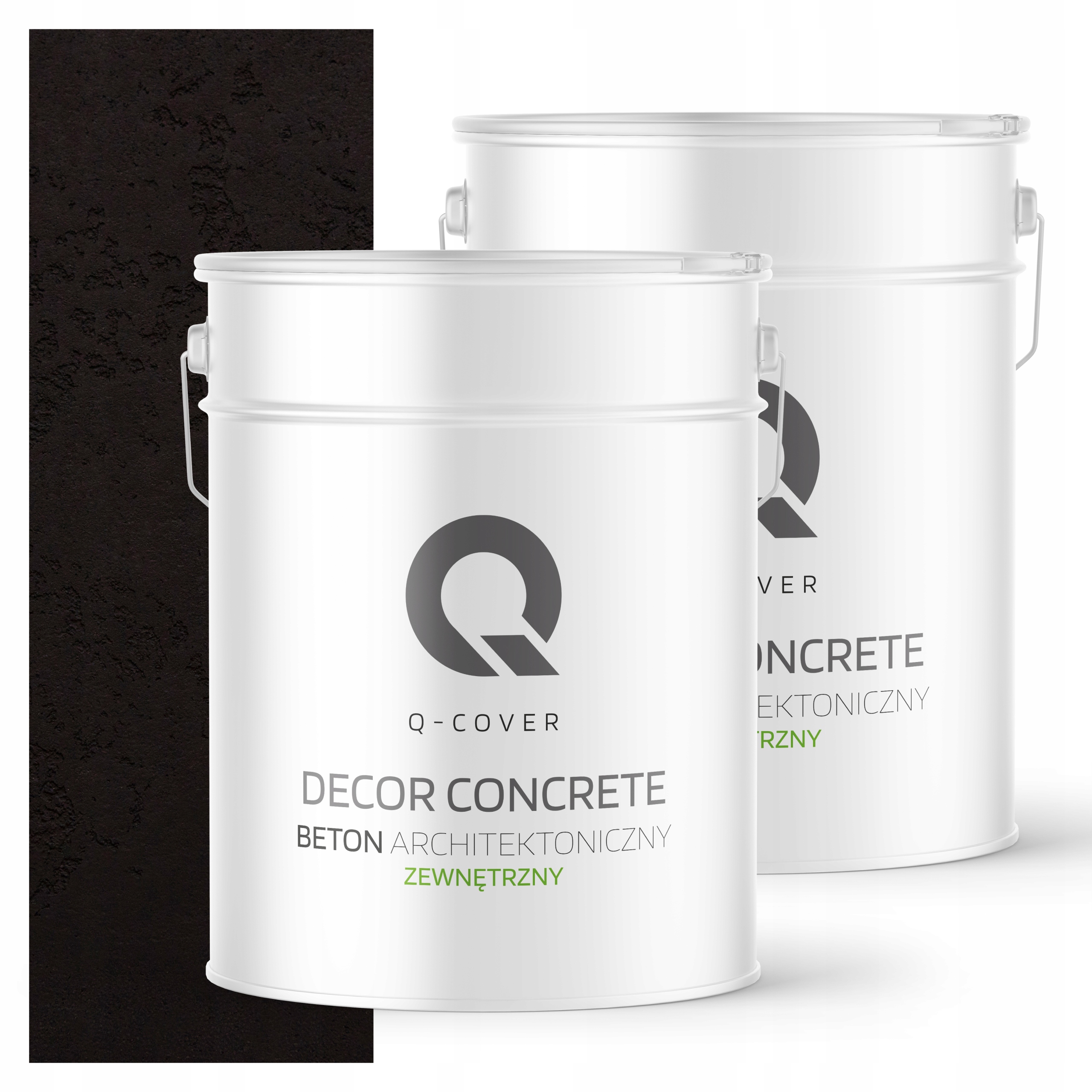 Architektonický venkovní beton 10 m2 15 kg Hotová hmota Černá RAL9005