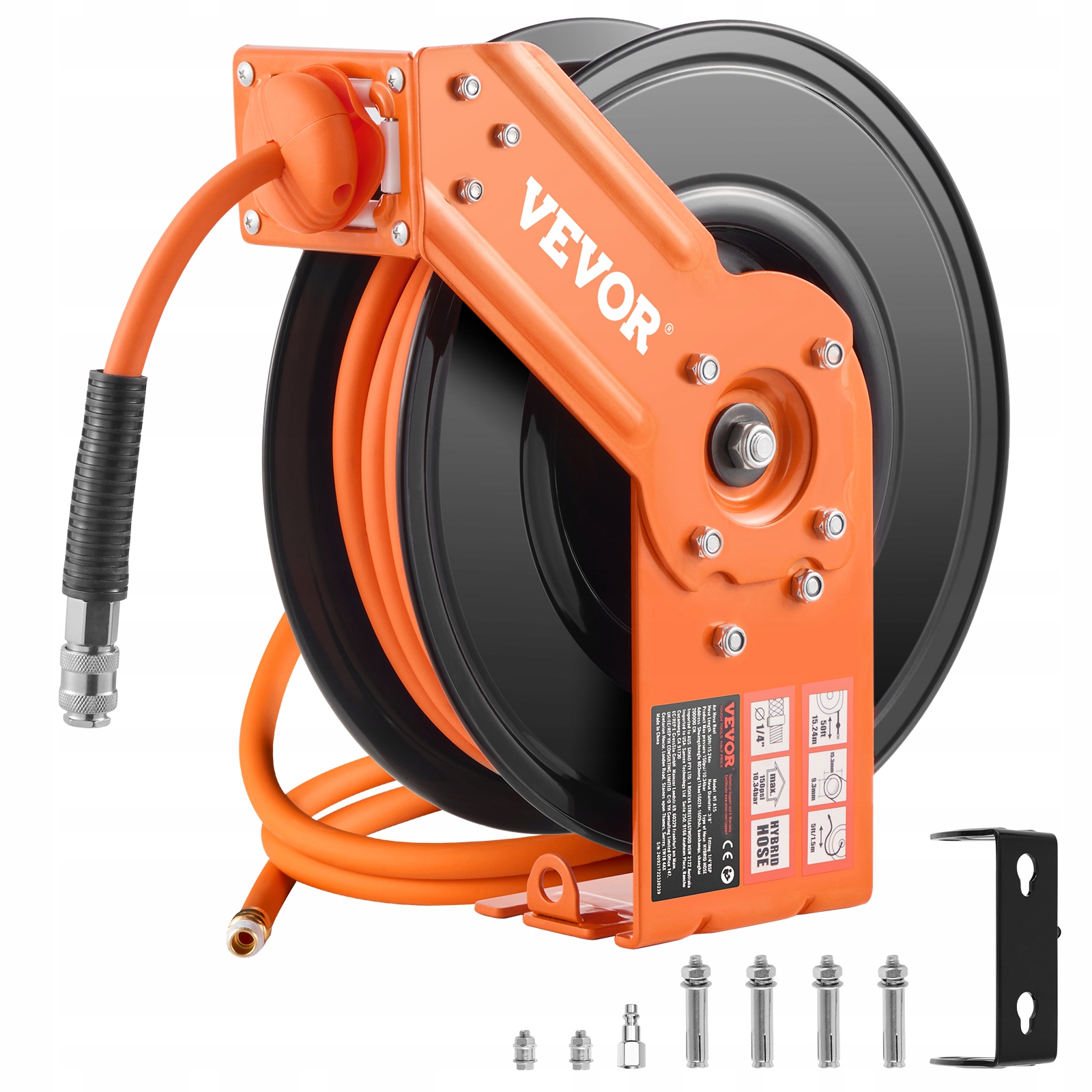 Pneumatický Bubon Na Hadicu Vevor 3 8 Quot X 15 24 M Hybridná Hadica