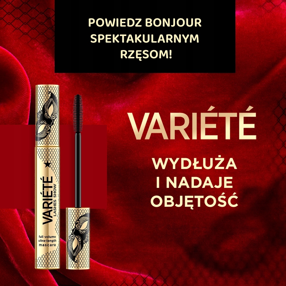 Eveline Cosmetics Variete Lashes Show tusz do rzęs Stan opakowania oryginalne