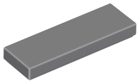 

Lego Tile Płytka 1x3 Szara ciemna 63864 5szt