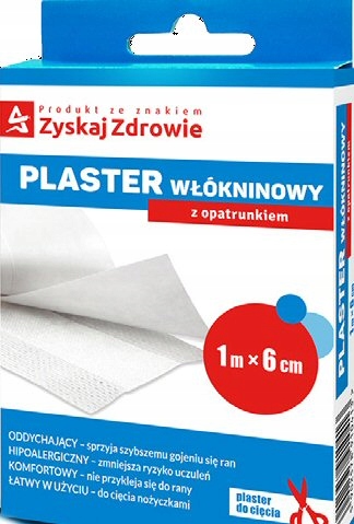 

Plaster Włókninowy Z Opatrunkiem 1mx6cm