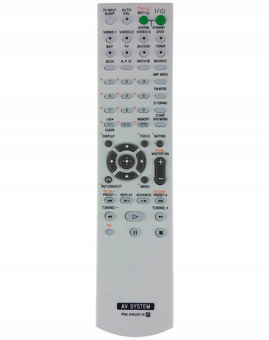 

Pilot Do Sony STR-DH500 STR-DH700 STR-DH800 Hq