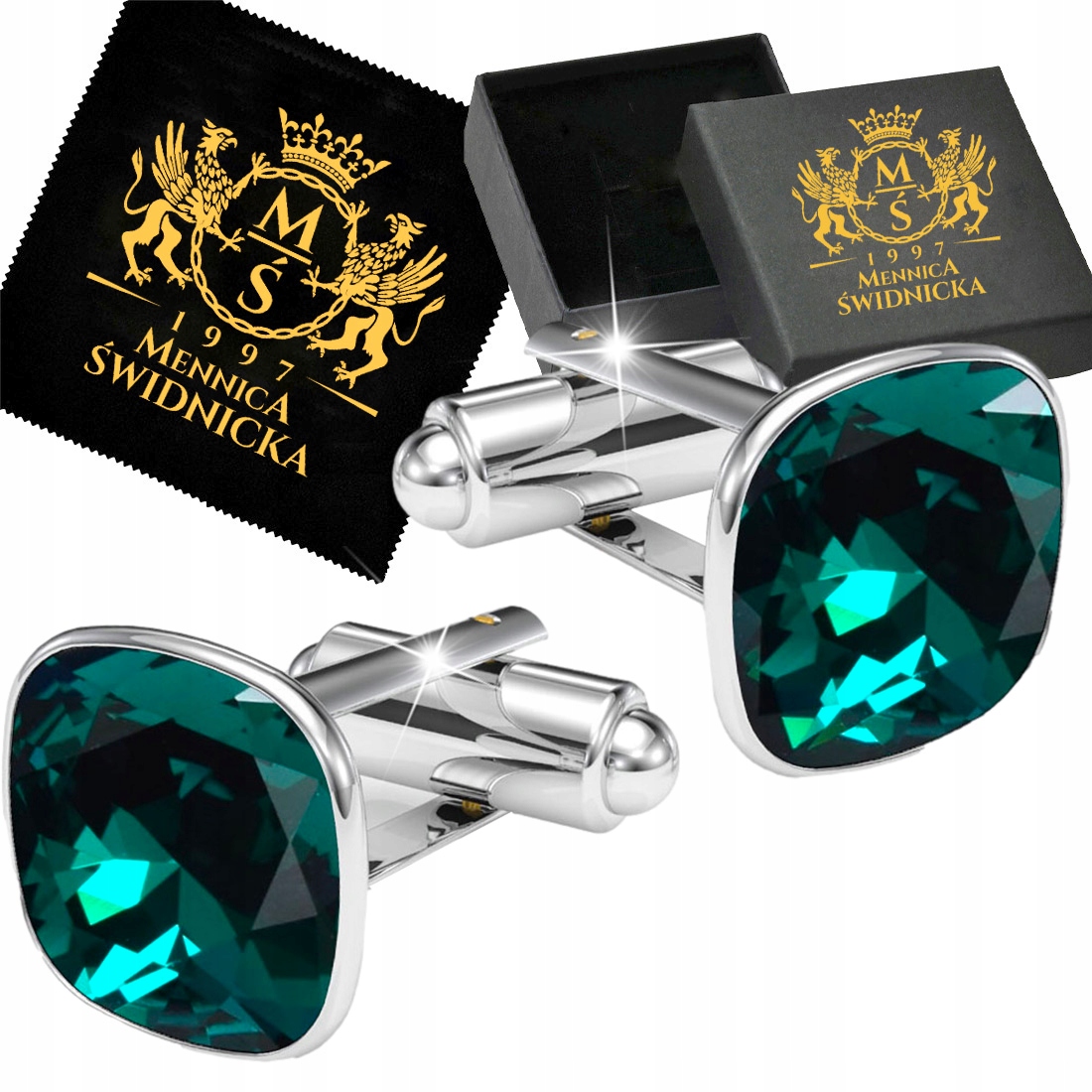 Pánské manžetové knoflíčky stříbrné Svatební Ocel 316L