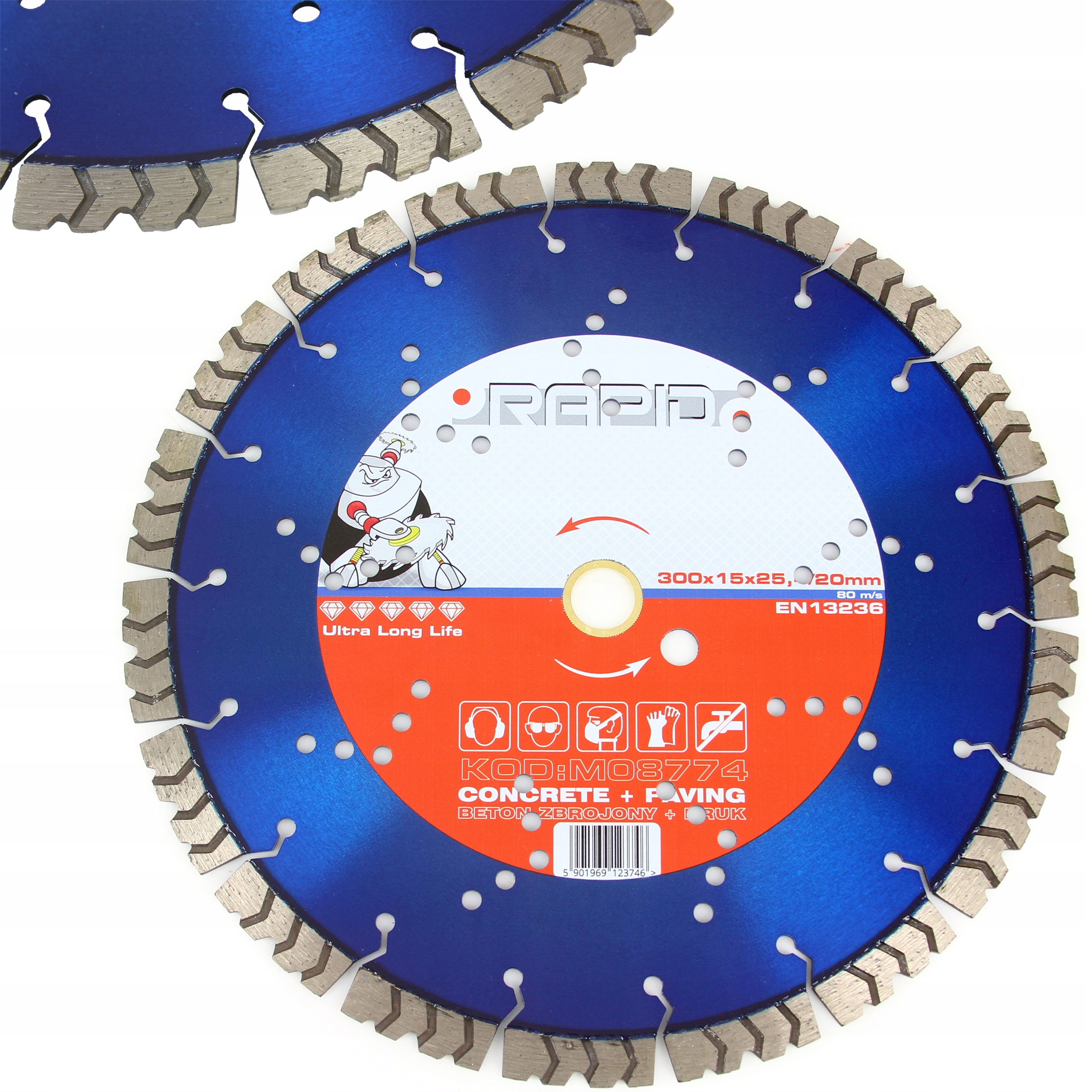 

Tarcza diamentowa do Stihl Ts 300 kostka Granit Hq