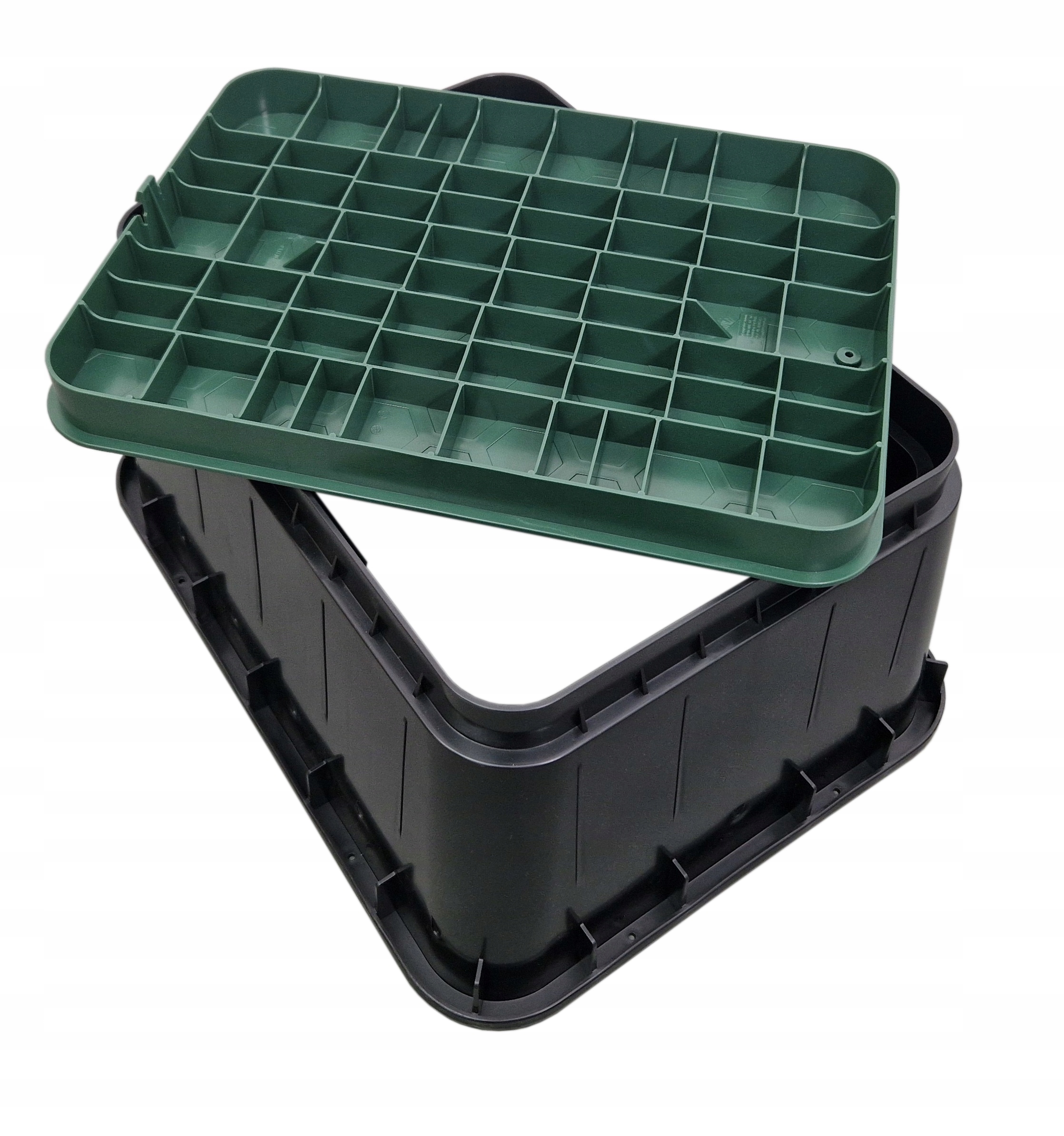 Skrzynka Zaworowa Jumbo-Hide miejsce na 6 elektrozaworów duża zielona