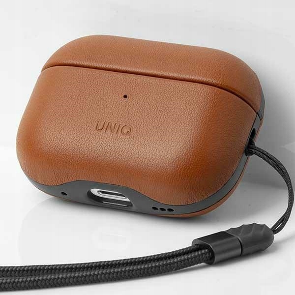 Uniq etui Terra AirPods Pro 2 gen.Genuine Leather (2022/2023) brązowy/toffe